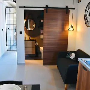 Chic Penthouse Industrial-style Apartment